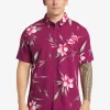 Mens Quiksilver Shirts & Polos | Waterman Night Bloomer Woven Shirt