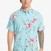 Mens Quiksilver Shirts & Polos | Waterman Night Bloomer Woven Shirt