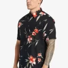 Mens Quiksilver Shirts & Polos | Waterman Night Bloomer Woven Shirt