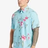 Mens Quiksilver Shirts & Polos | Waterman Night Bloomer Woven Shirt