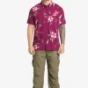 Mens Quiksilver Shirts & Polos | Waterman Night Bloomer Woven Shirt