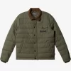 Mens Quiksilver Jackets | Waterman Ocean Caves Lightweight Puffer Jacket