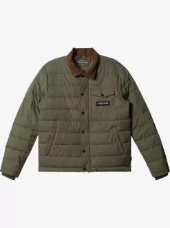 Mens Quiksilver Jackets | Waterman Ocean Caves Lightweight Puffer Jacket