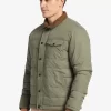 Mens Quiksilver Jackets | Waterman Ocean Caves Lightweight Puffer Jacket