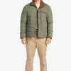 Mens Quiksilver Jackets | Waterman Ocean Caves Lightweight Puffer Jacket