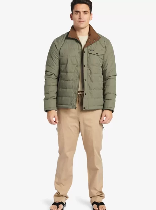 Mens Quiksilver Jackets | Waterman Ocean Caves Lightweight Puffer Jacket