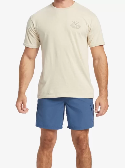 Mens Quiksilver Tees | Waterman Outdoor Livin T-Shirt