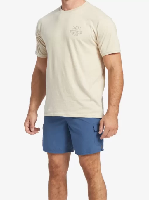 Mens Quiksilver Tees | Waterman Outdoor Livin T-Shirt