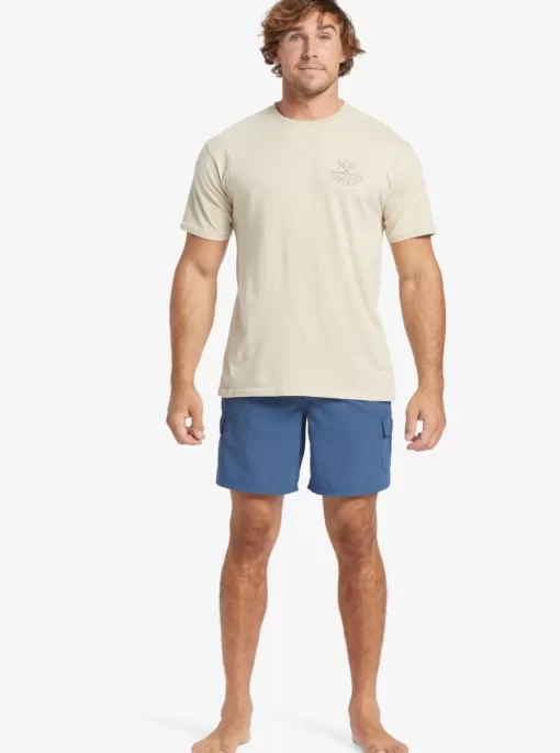 Mens Quiksilver Tees | Waterman Outdoor Livin T-Shirt