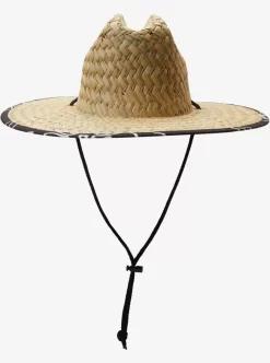 Mens Quiksilver Hats | Waterman Outsider Straw Lifeguard Hat