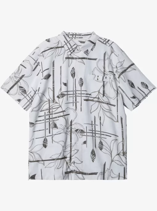 Mens Quiksilver Shirts & Polos | Waterman Paddle Out Short Sleeve Shirt