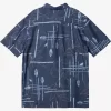 Mens Quiksilver Shirts & Polos | Waterman Paddle Out Short Sleeve Shirt