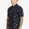 Mens Quiksilver Shirts & Polos | Waterman Palm Friday Woven Shirt