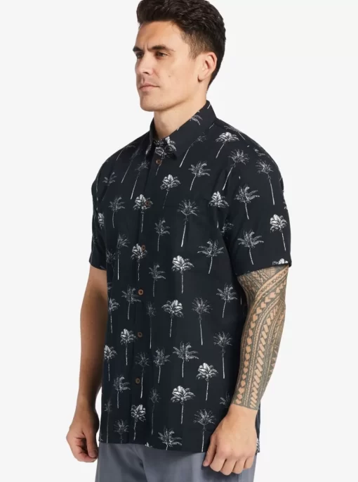 Mens Quiksilver Shirts & Polos | Waterman Palm Friday Woven Shirt