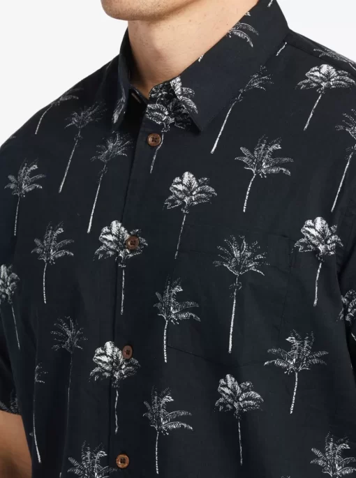 Mens Quiksilver Shirts & Polos | Waterman Palm Friday Woven Shirt