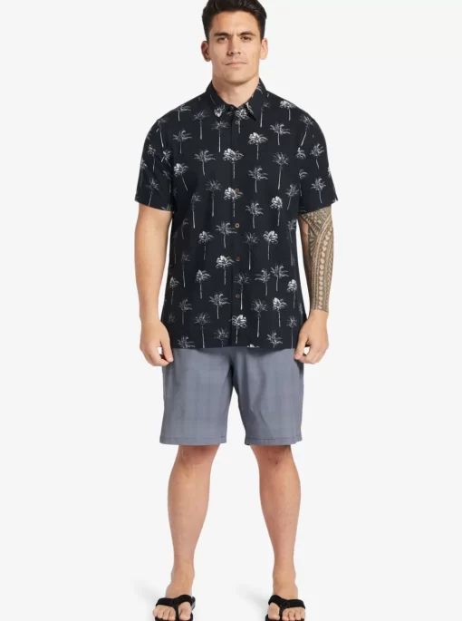 Mens Quiksilver Shirts & Polos | Waterman Palm Friday Woven Shirt