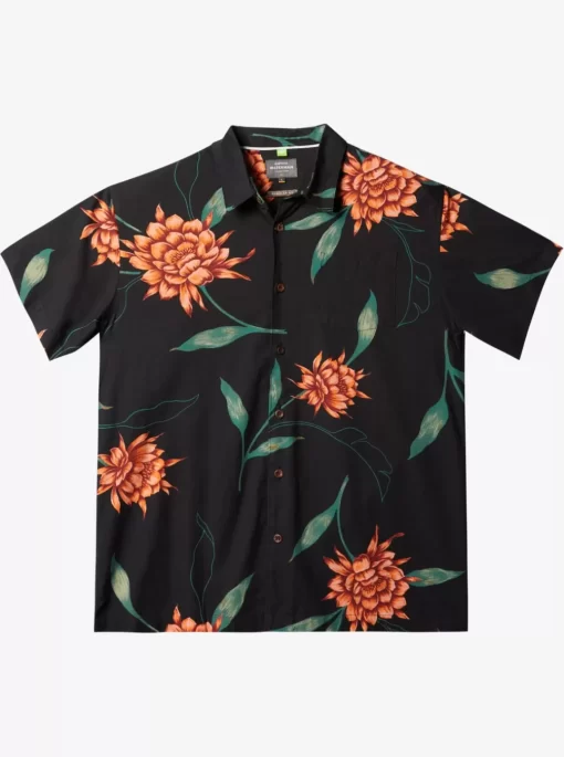 Mens Quiksilver Shirts & Polos | Waterman Perfect Bloom Short Sleeve Shirt