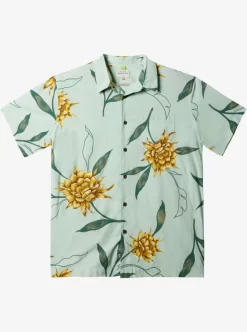 Mens Quiksilver Shirts & Polos | Waterman Perfect Bloom Short Sleeve Shirt