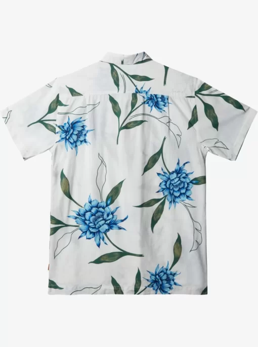 Mens Quiksilver Shirts & Polos | Waterman Perfect Bloom Short Sleeve Shirt