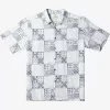 Mens Quiksilver Shirts & Polos | Waterman Plaid Flight Short Sleeve Shirt