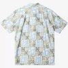 Mens Quiksilver Shirts & Polos | Waterman Plaid Flight Short Sleeve Shirt