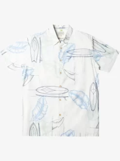 Mens Quiksilver Shirts & Polos | Waterman Right Point Short Sleeve Shirt