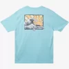 Mens Quiksilver Tees | Waterman Rolling Tide T-Shirt