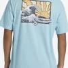 Mens Quiksilver Tees | Waterman Rolling Tide T-Shirt