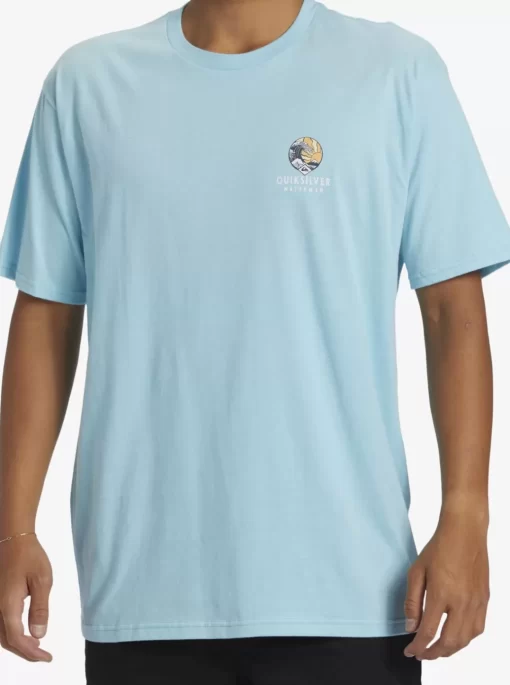 Mens Quiksilver Tees | Waterman Rolling Tide T-Shirt