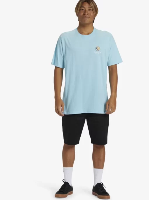 Mens Quiksilver Tees | Waterman Rolling Tide T-Shirt