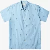 Mens Quiksilver Shirts & Polos | Waterman Sail Palm Short Sleeve Shirt