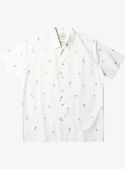 Mens Quiksilver Shirts & Polos | Waterman Sail Palm Short Sleeve Shirt