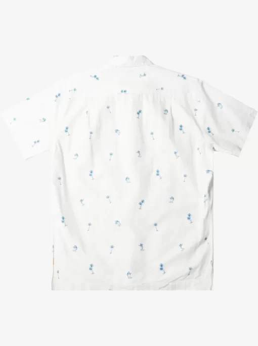 Mens Quiksilver Shirts & Polos | Waterman Sail Palm Short Sleeve Shirt