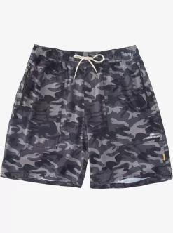 Mens Quiksilver Amphibians | Waterman Scout Zipper Print 19" Amphibian Boardshorts