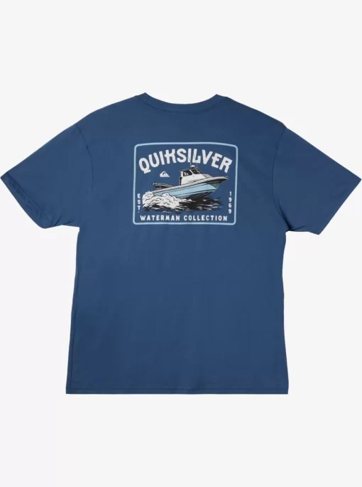 Mens Quiksilver Tees | Waterman Sea Search Qt-Shirt