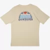 Mens Quiksilver Tees | Waterman Set View T-Shirt