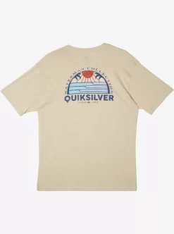 Mens Quiksilver Tees | Waterman Set View T-Shirt