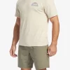 Mens Quiksilver Tees | Waterman Set View T-Shirt