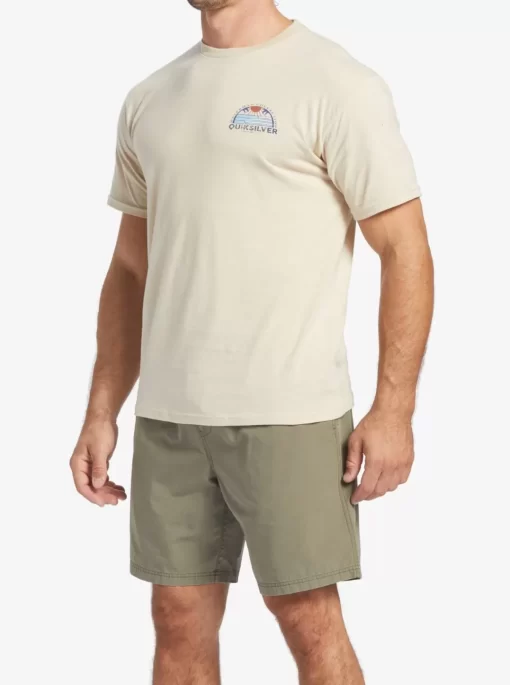 Mens Quiksilver Tees | Waterman Set View T-Shirt