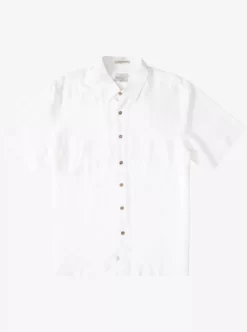 Mens Quiksilver Shirts & Polos | Waterman Tahiti Palms Premium Anti-Wrinkle Shirt