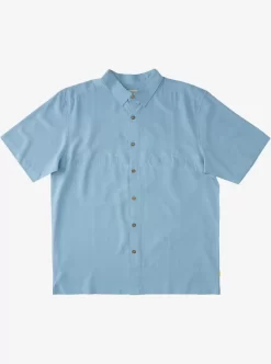 Mens Quiksilver Shirts & Polos | Waterman Tahiti Palms Premium Anti-Wrinkle Shirt