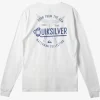 Mens Quiksilver Tees | Waterman Tails Up Long Sleeve T-Shirt