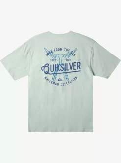 Mens Quiksilver Tees | Waterman Tails Up T-Shirt