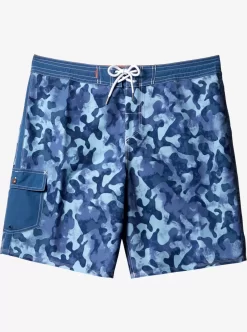 Mens Quiksilver Boardshorts | Waterman Throwback Camo 19" Boardshorts