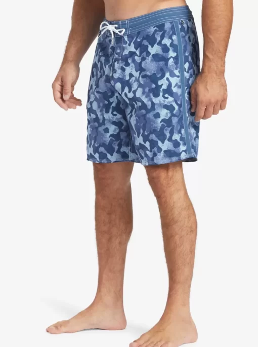 Mens Quiksilver Boardshorts | Waterman Throwback Camo 19" Boardshorts