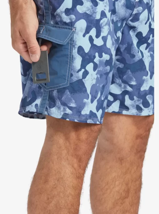 Mens Quiksilver Boardshorts | Waterman Throwback Camo 19" Boardshorts