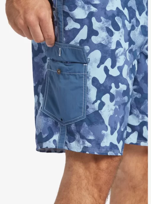 Mens Quiksilver Boardshorts | Waterman Throwback Camo 19" Boardshorts