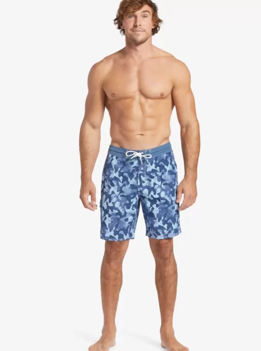 Mens Quiksilver Boardshorts | Waterman Throwback Camo 19" Boardshorts