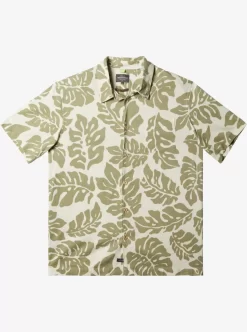 Mens Quiksilver Shirts & Polos | Waterman Waterfall Rain Short Sleeve Shirt