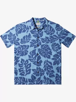 Mens Quiksilver Shirts & Polos | Waterman Waterfall Rain Short Sleeve Shirt